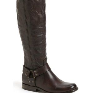 Frye Harness Boot - Chocolate Leather size 7.5B